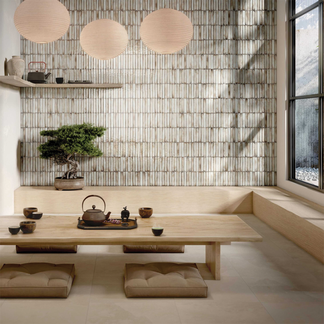115x230mm Estudio Ceramico - Kanji Beige