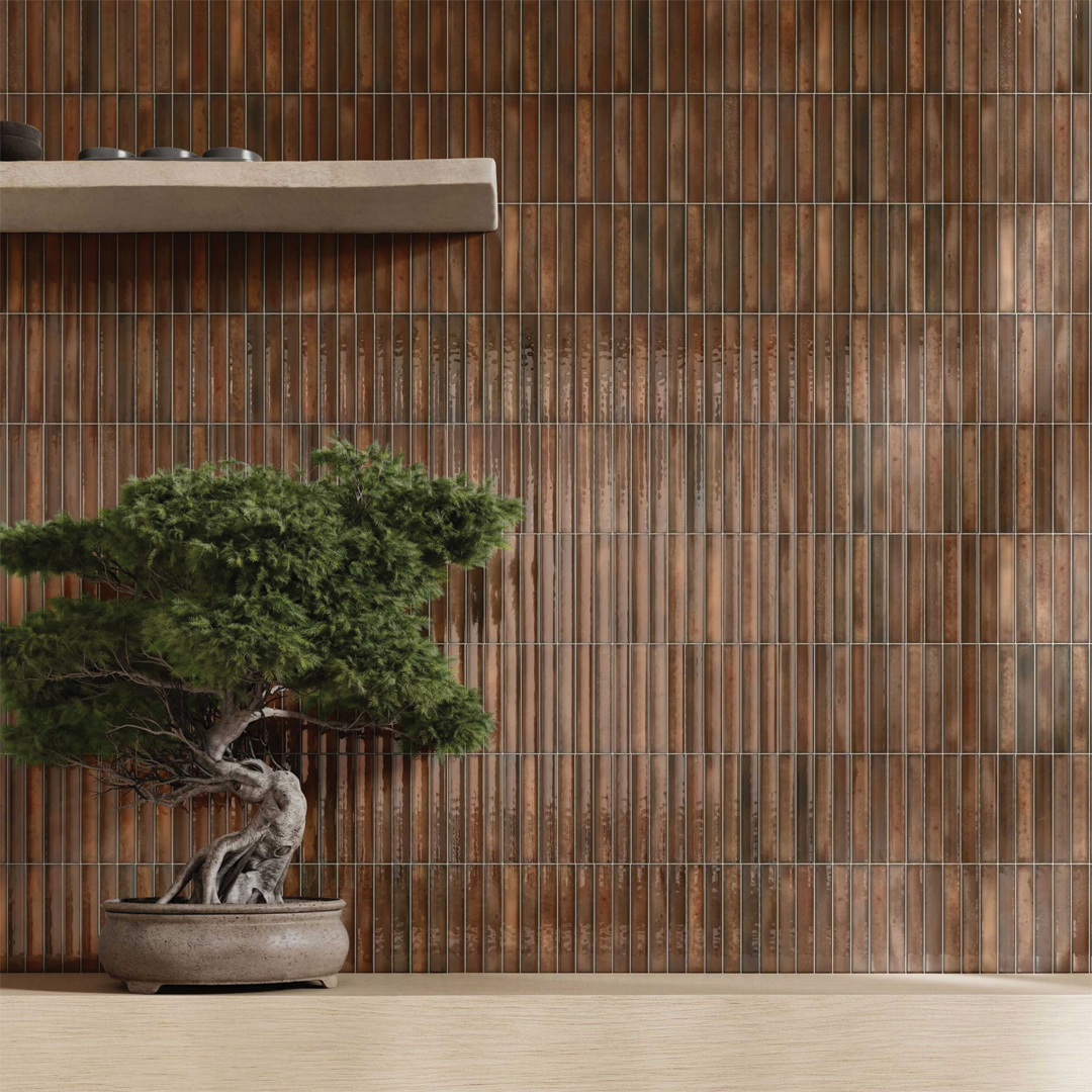 115x230mm Estudio Ceramico - Kanji Walnut