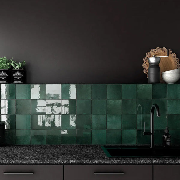 132x132mm Equipe Ceramicas - Artisan Moss Green