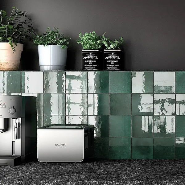 132x132mm Equipe Ceramicas - Artisan Moss Green
