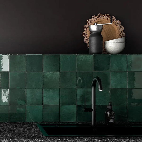 132x132mm Equipe Ceramicas - Artisan Moss Green