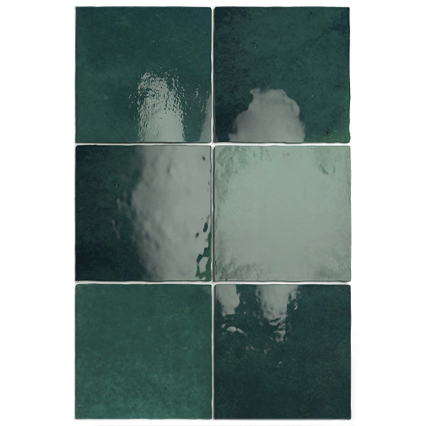 132x132mm Equipe Ceramicas - Artisan Moss Green