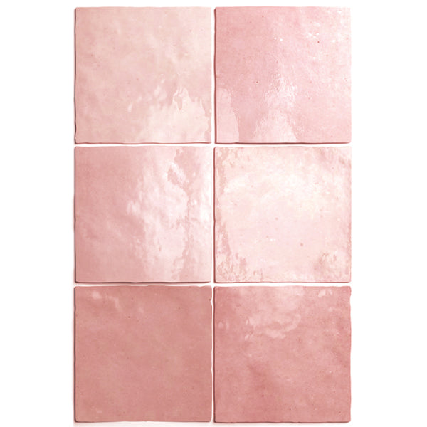 132x132mm Equipe Ceramicas - Artisan Rose Mallow