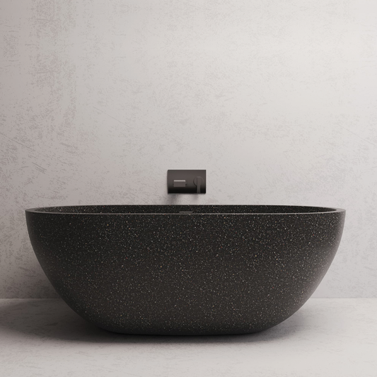 1500x750x550mm Madu Living - Honey Bath Black