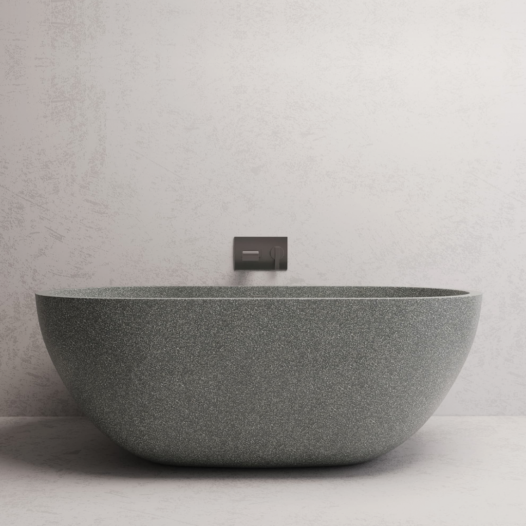 1500x750x550mm Madu Living - Honey Bath Grey
