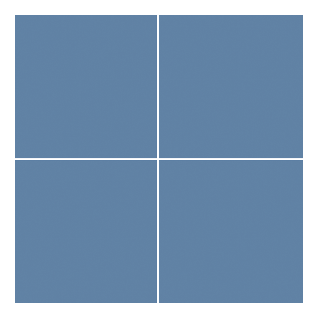147x147mm Estudio Ceramico - Highbury Solid Blue