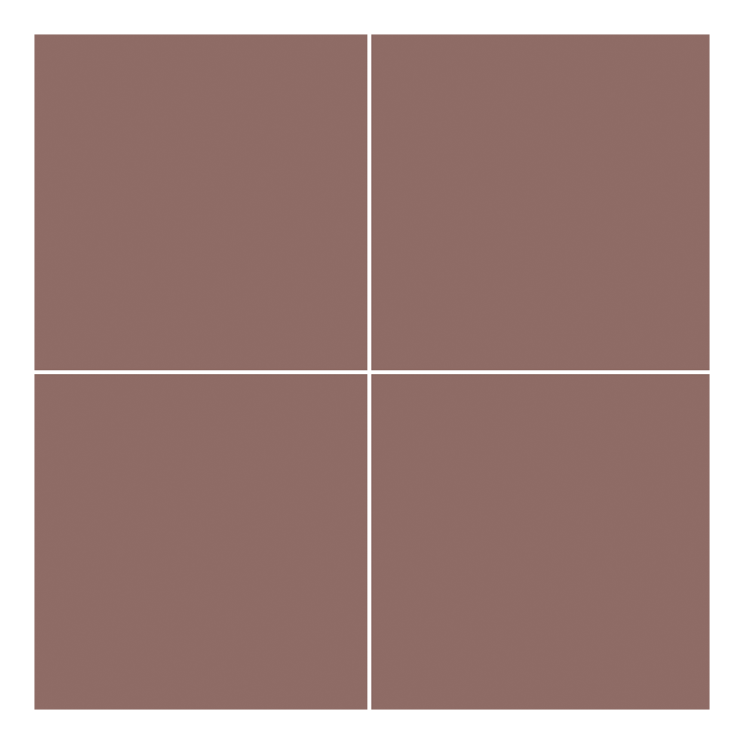 147x147mm Estudio Ceramico - Highbury Solid Burgundy