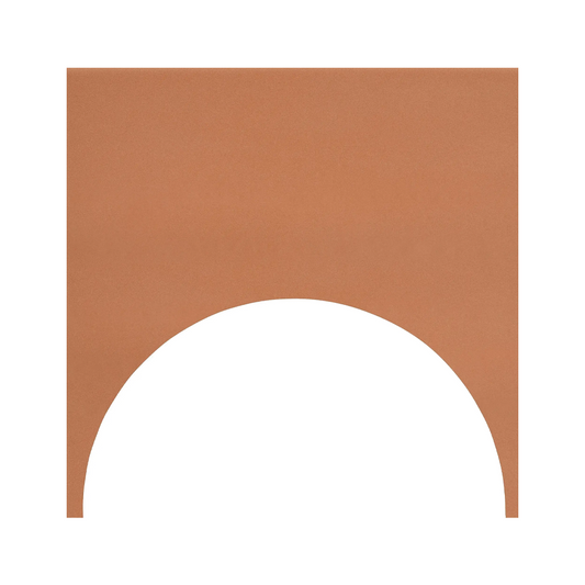 150x150mm Quintessenza Ceramiche - FargBlock Cirkel Out Arancio Matt