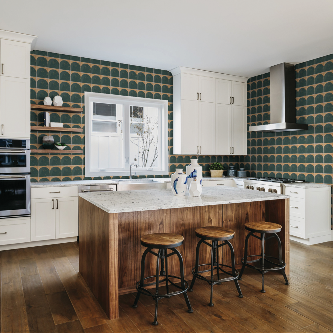 Elite Design Studio -  150x150mm Decocer - Atlas Decor Green