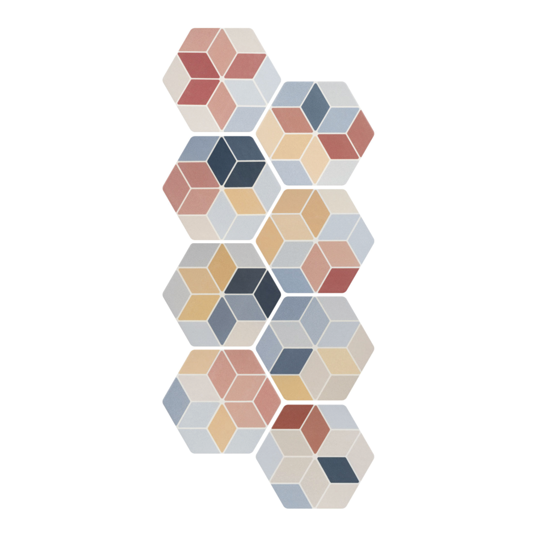 150x170mm Quintessenza Ceramiche - Minima8.6 New Multicolor 2