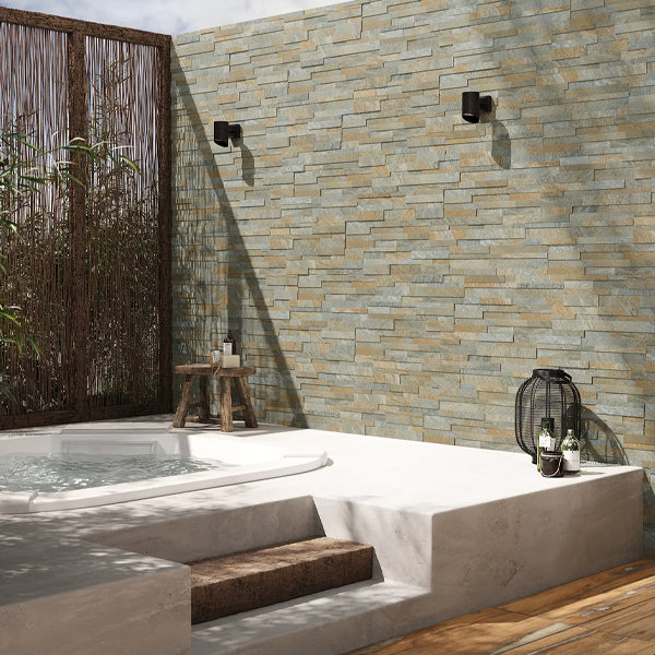 150x600mm Rondine - Quarzite 3D Multicolour