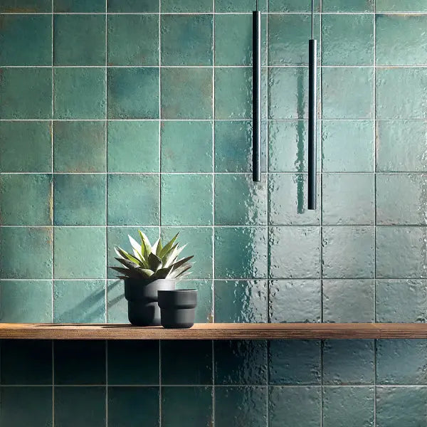 Elite Design Studio -  165x165mm Settecento - Oxida Green