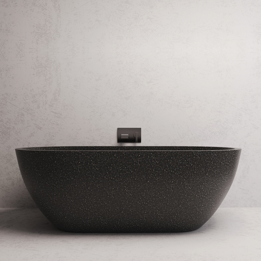 1700x800x560mm Madu Living - Indy Bath Black