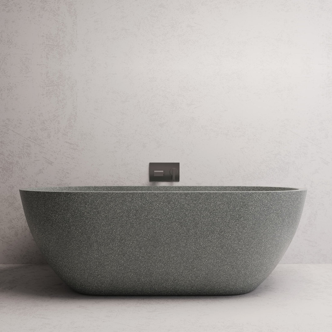 1700x800x560mm Madu Living - Indy Bath Grey