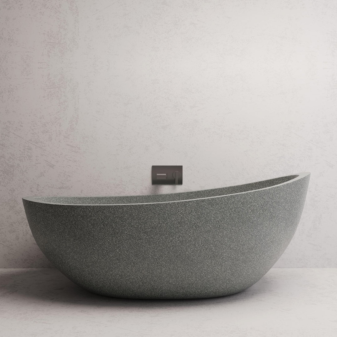 1700x910x710mm Madu Living - Ray Large Bath Grey