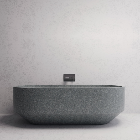 1800x810x560mm Madu Living - Eden Oval Bath Grey