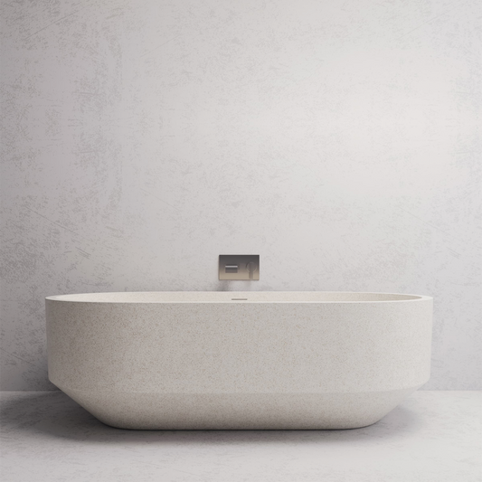 1800x810x560mm Madu Living - Eden Oval Bath White