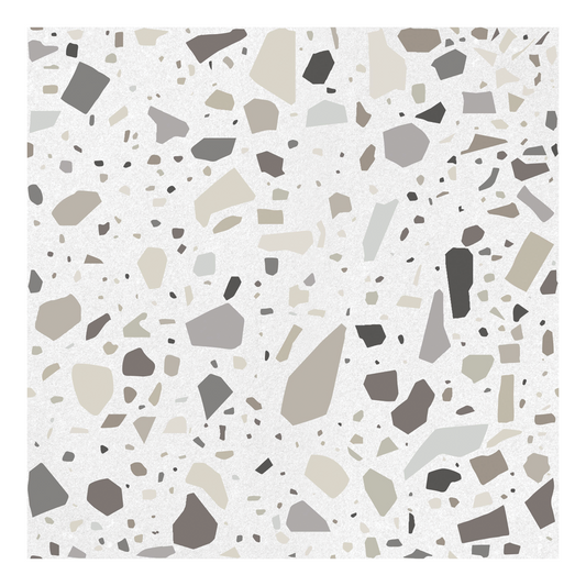186x186mm Quintessenza Ceramiche - Confetti Bianco Beige
