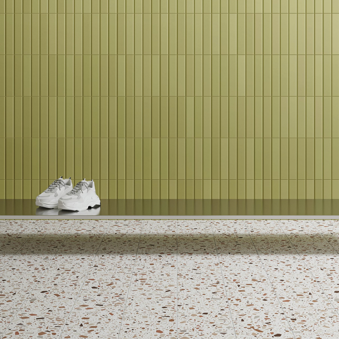 186x186mm Quintessenza Ceramiche - Confetti Bianco Cotto