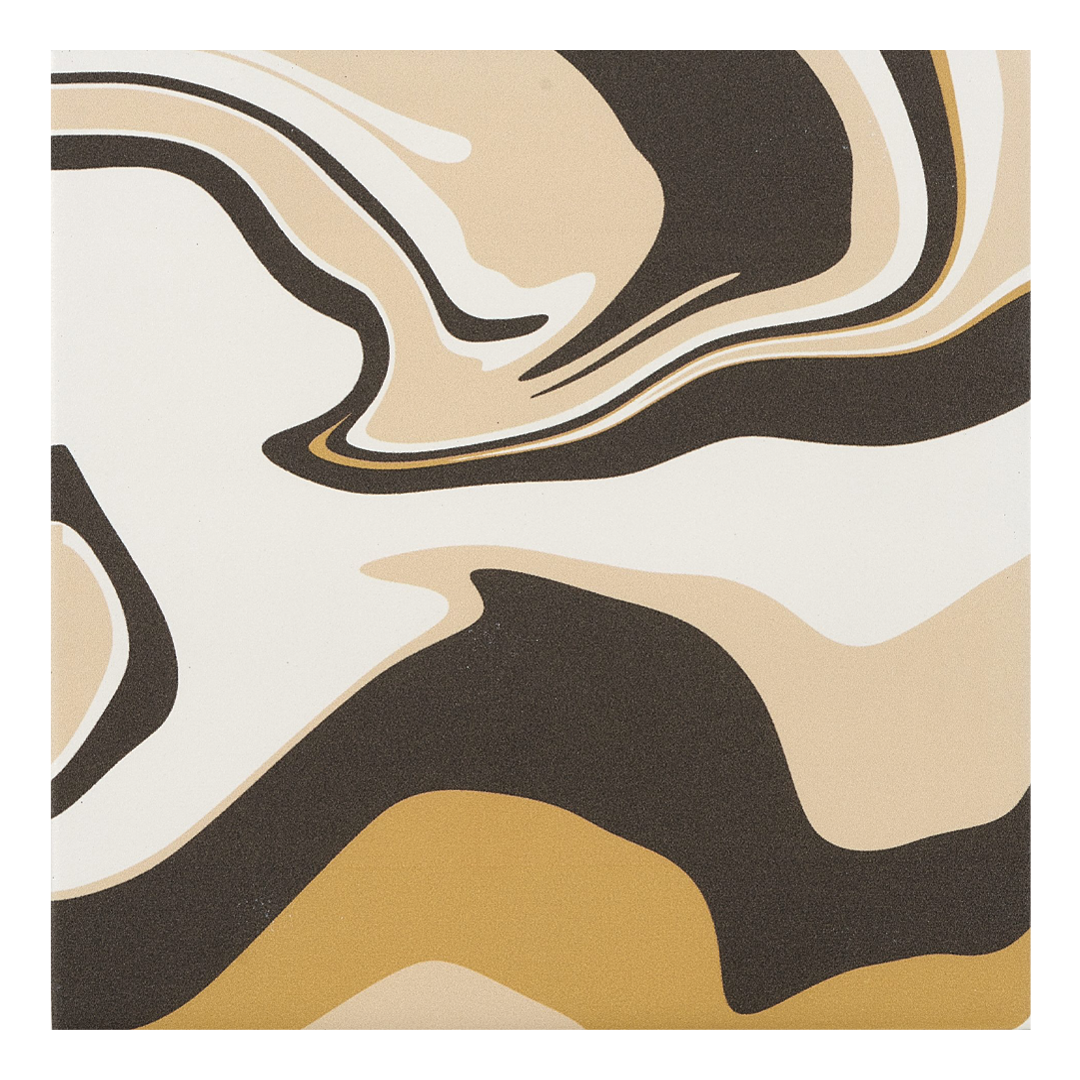 186x186mm Quintessenza Ceramiche - Fluid Choco Moka