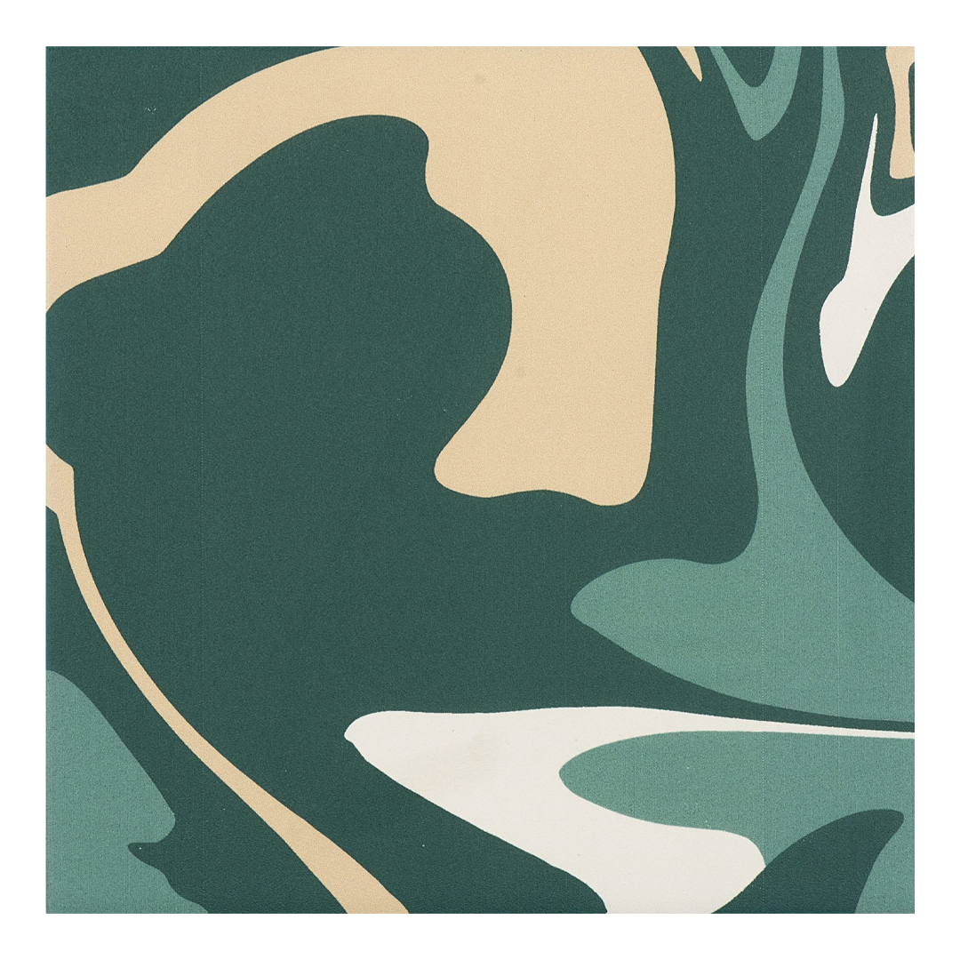 186x186mm Quintessenza Ceramiche - Fluid Matcha Tea