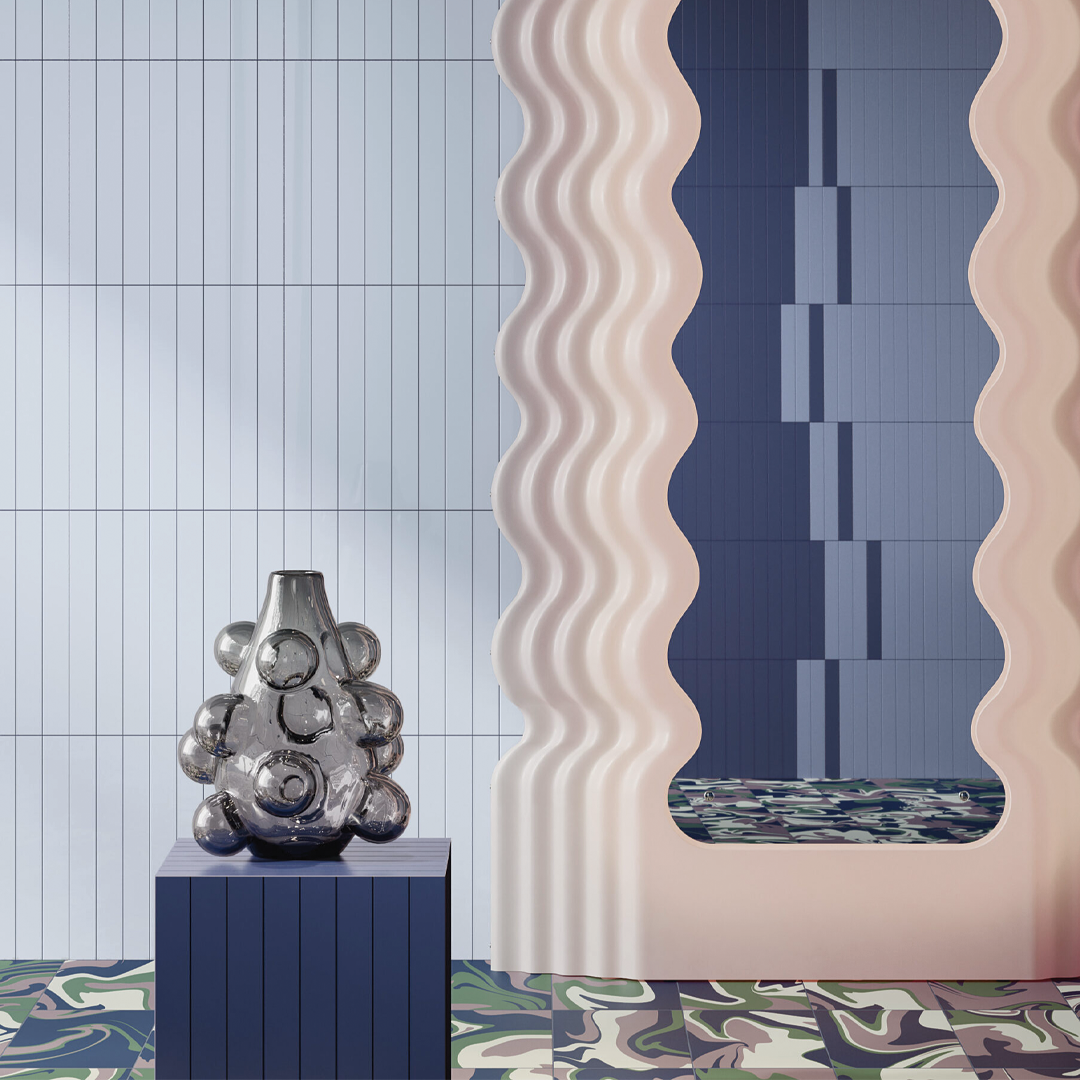 186x186mm Quintessenza Ceramiche - Fluid Mixology