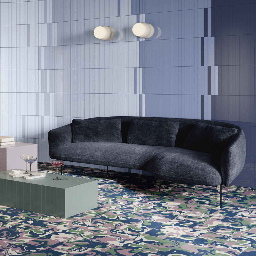 186x186mm Quintessenza Ceramiche - Fluid Mixology