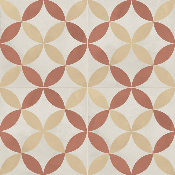200x200mm Marca Corona - Terra Art Astro Tramonto & Crema (TC)