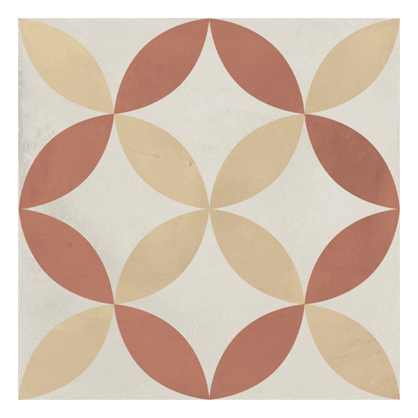 200x200mm Marca Corona - Terra Art Astro Tramonto & Crema (TC)
