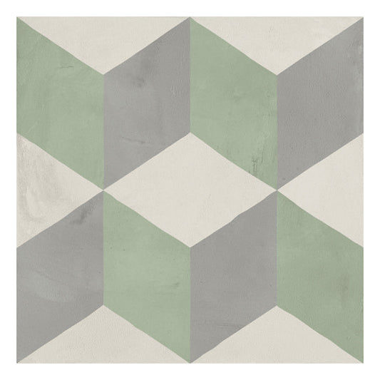 200x200mm Marca Corona - Terra Art Cubo Sabbia & Menta (SM)
