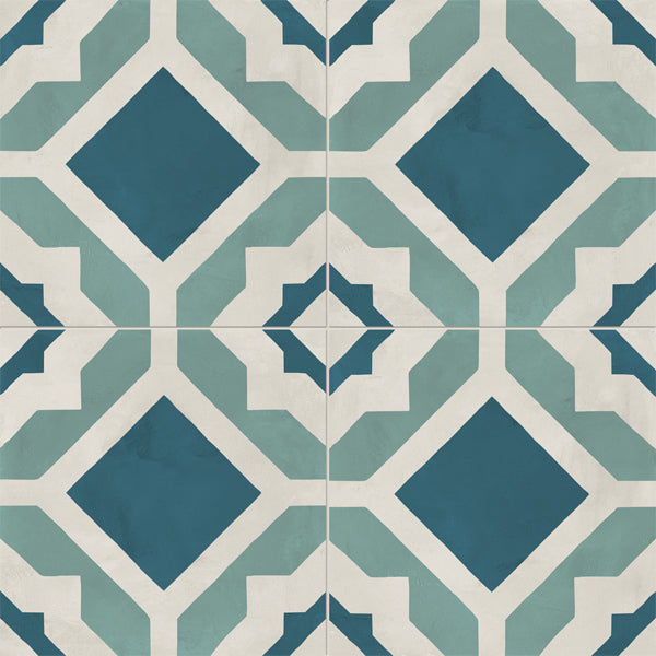 200x200mm Marca Corona - Terra Art Geometrico Oceano & Cielo (OC)