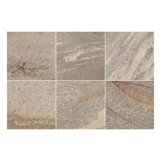 200x200mm Imola - Trail18 Quarzite Bianco