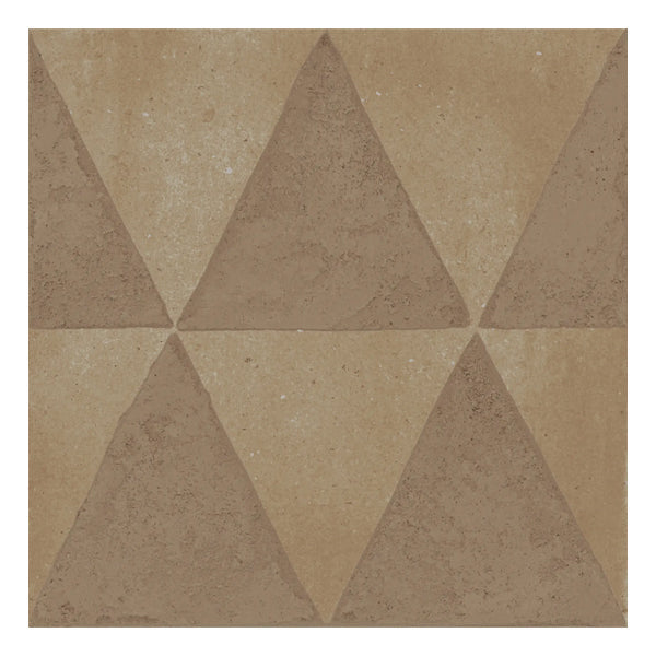 200x200mm Marazzi - Artcraft Coccio Decoro Triangoli