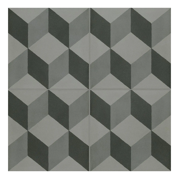 200x200mm Marazzi - D Segni Blend Tappeto 10 Carbon Deco