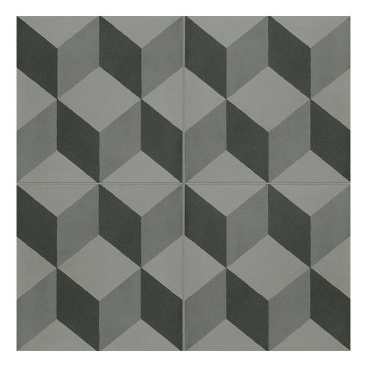 200x200mm Marazzi - D Segni Blend Tappeto 10 Carbon Deco