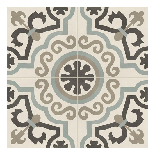 200x200mm Marazzi - D Segni Blend Tappeto 12 Osso Deco