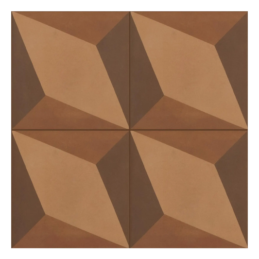 200x200mm Marazzi - D Segni Blend Tappeto 6 Terra Deco