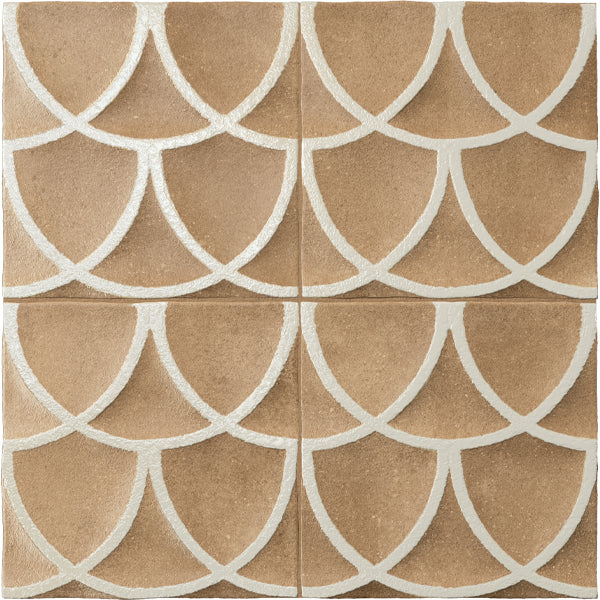 200x200mm Marca Corona - Terracreta Forma Chamotte Vitrea