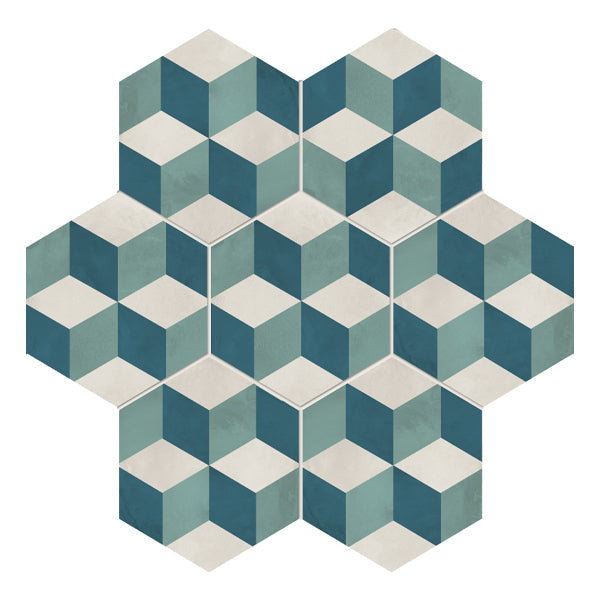 210x250mm Marca Corona - Terra Art Cubo Hex (ESA) Oceano & Cielo (OC)