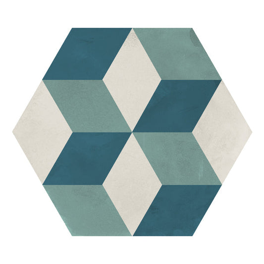 210x250mm Marca Corona - Terra Art Cubo Hex (ESA) Oceano & Cielo (OC)