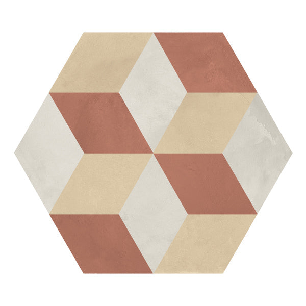 210x250mm Marca Corona - Terra Art Cubo Hex (ESA) Tramonto & Crema (TC)