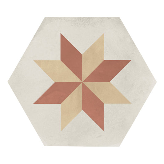 210x250mm Marca Corona - Terra Art Stella Hex (ESA) Tramonto & Crema (TC)