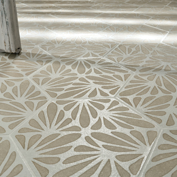 216x250mm Marca Corona - Terracreta Cesello Argilla Hex (ESA)