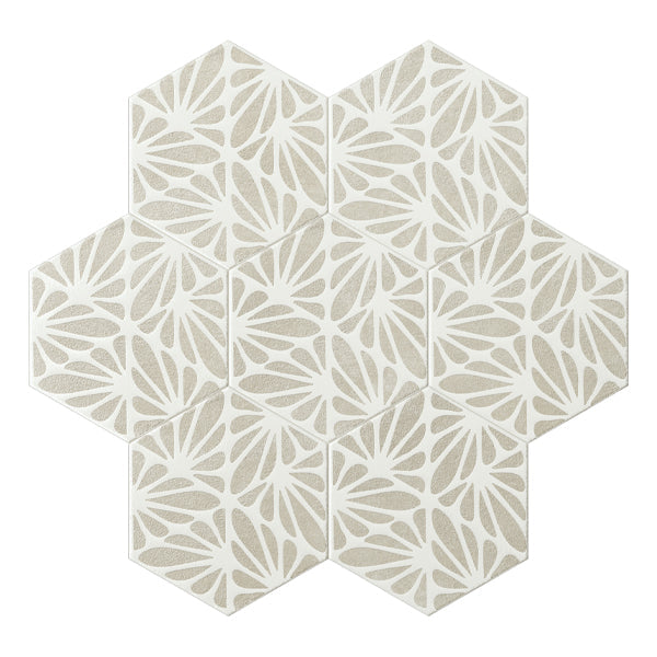 216x250mm Marca Corona - Terracreta Cesello Argilla Hex (ESA)