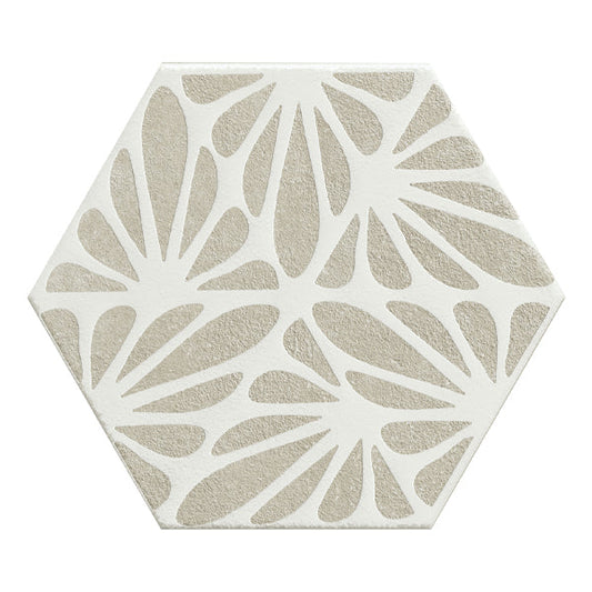 216x250mm Marca Corona - Terracreta Cesello Argilla Hex (ESA)