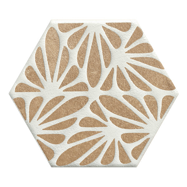 216x250mm Marca Corona - Terracreta Cesello Chamotte Hex (ESA)