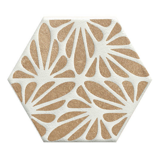 216x250mm Marca Corona - Terracreta Cesello Chamotte Hex (ESA)