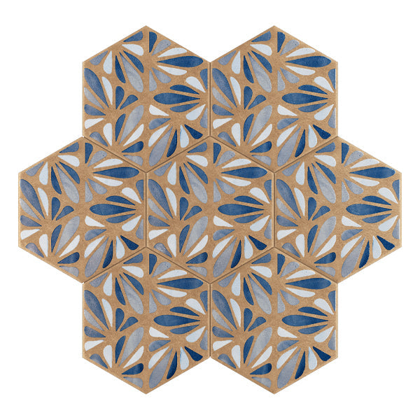 216x250mm Marca Corona - Terracreta Dipinto Chamotte Hex (ESA)
