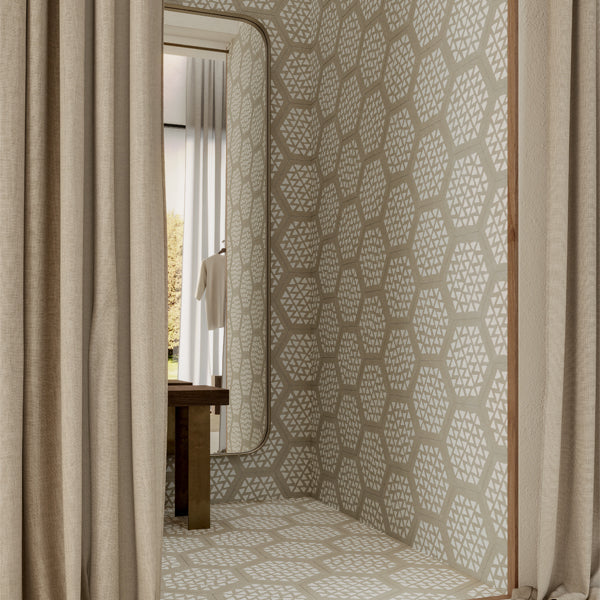 216x250mm Marca Corona - Terracreta Intarsio Argilla Hex (ESA)