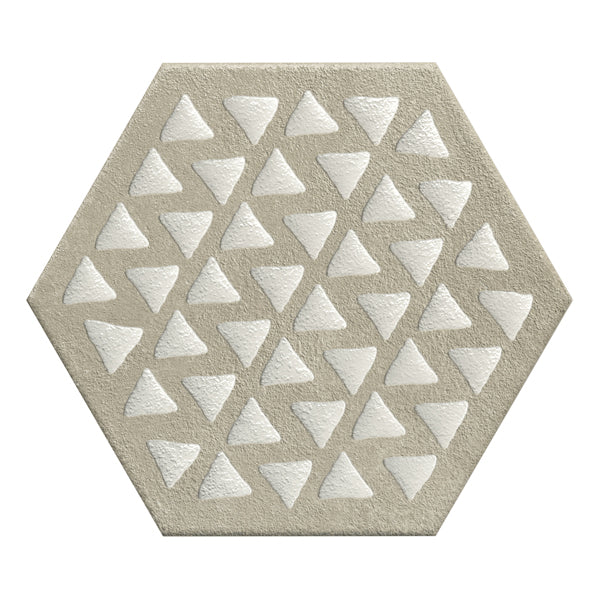 216x250mm Marca Corona - Terracreta Intarsio Argilla Hex (ESA)